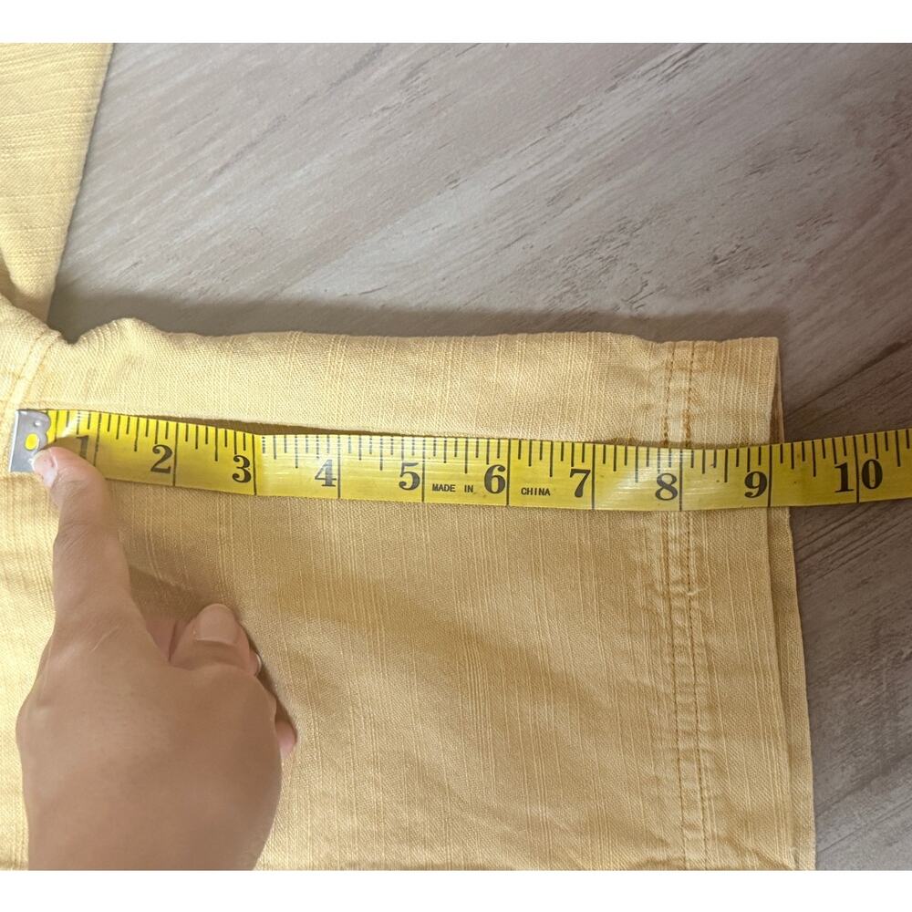 Free People Women’s Chino Shorts Sun Yellow Size S - Picture 8 of 11